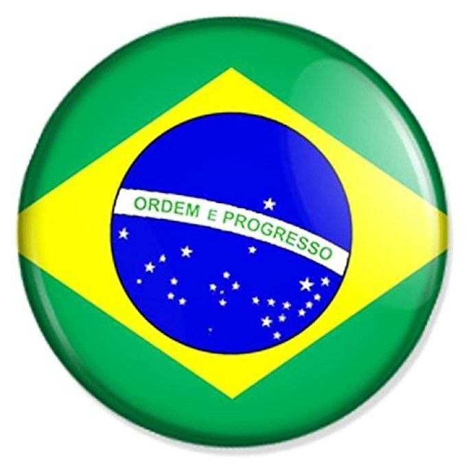 Flagge von Mannschaft Brasilien