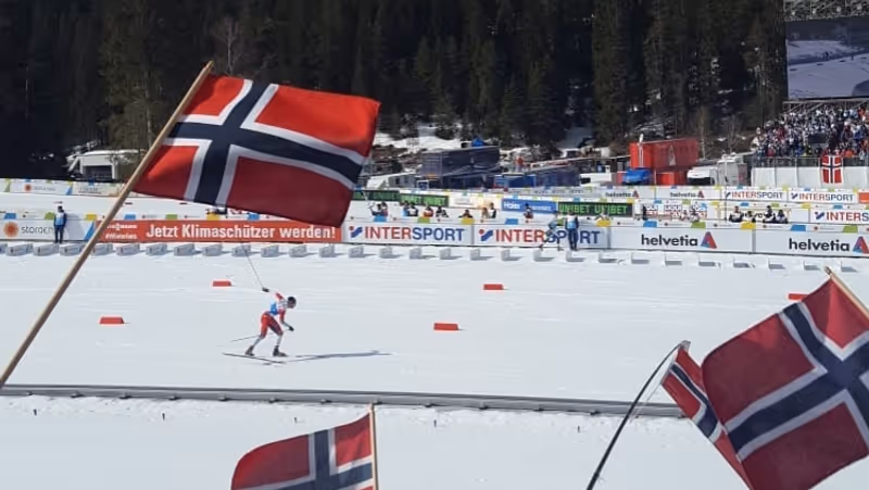 Abbildung von: Letzter WM-Tag: Strahlender Sonnenschein für die Herren im 50km-Skating-Bewerb