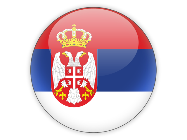 Flagge von Mannschaft Serbien