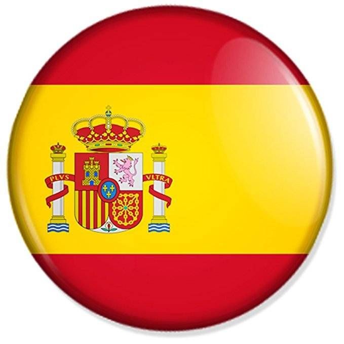 Flagge von Mannschaft Spanien
