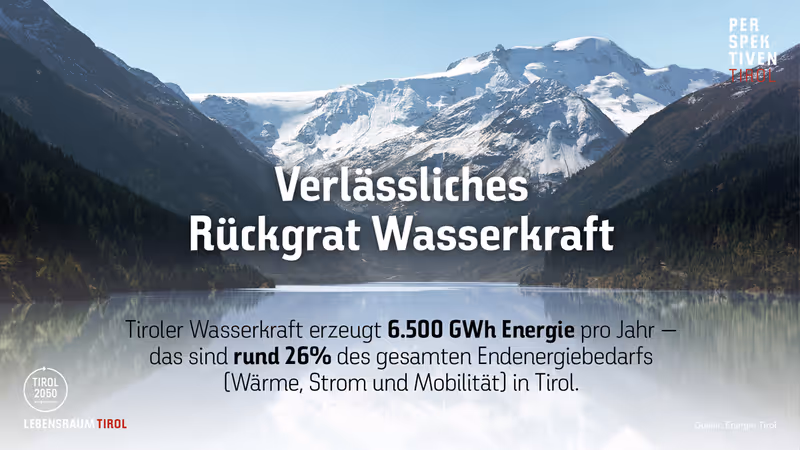 Abbildung von: Wasserkraft als verlässliches Rückgrad der Stromerzeugung in Tirol