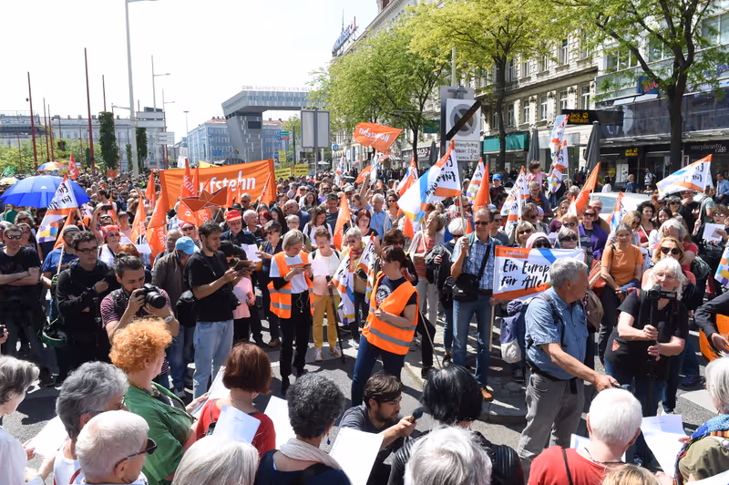 Abbildung von: Tausende bei Demo für "Ein Europa für Alle" in Wien