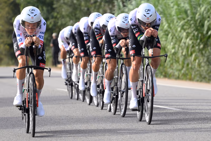 Abbildung von: Gall-Team bei Vuelta-Zeitfahren auf Platz sieben, Demonstranten schockten Klassement