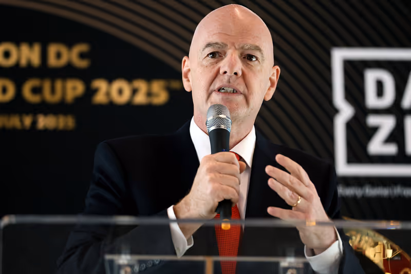 Abbildung von: FIFA-Präsident Infantino sieht in der Club-WM keine große Zusatzbelastung