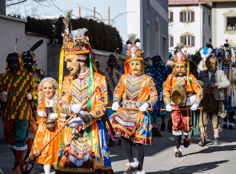 Abbildung von: Finale beim Schellerlaufen in Nassereith