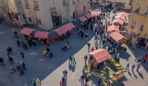 Haller Bauernmarkt: Verlegung auf den Unteren Stadtplatz wegen der Veranstaltung Freudenfeuer