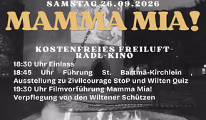 Open-Air-Kino am St Bartlmä Kirchlein Wilten 