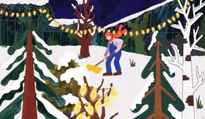 Wintermarkt im Botanischen Garten