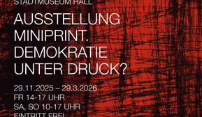 Ausstellungseröffnung Miniprint. Demokratie unter Druck?
