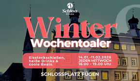 Winter Wochentoaler am Schlossplatz Fügen 