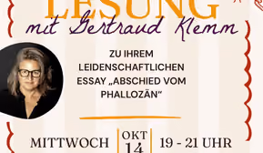 Lesung Gertraud Klemm