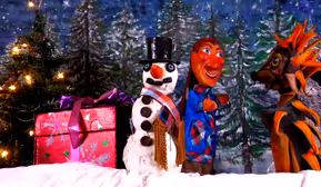 Kasperl im Weihnachtwald