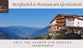 100 Jahre Berghotel Gerlosstein