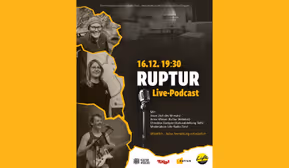 Ruptur – Tirols Live-Podcast in der Kultur Weberei Telfs
