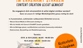 Digitale Kompetenzen im Ehrenamt stärken - Content Creation leicht gemacht