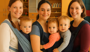 Trageworkshop für Schwangere und Eltern in Schwaz