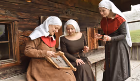 Handwerksvorführungen im Museum Tiroler Bauernhöfe