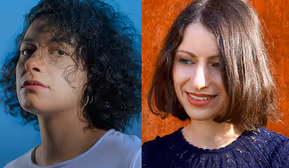  Amira Ben Saoud "Schweben" und  Sarah Kuratle "Chimäre"