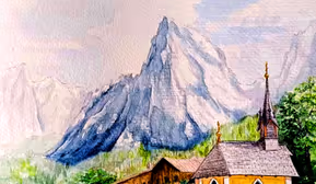 Vernissage: „Tirol in Aquarellen“: Iryna Kozhyna zeigt ihre bunten Werke