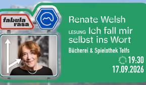 Renate Welsh liest aus "Ich fall mir selbst ins Wort"