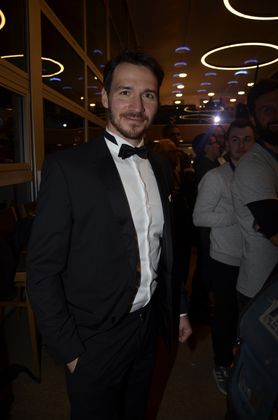 Sehr sympathisch: Ex-Ski-Ass Felix Neureuther bei der Party.