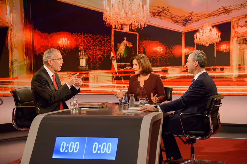 Letztes Duell: Hofer und Van der Bellen in hartem Schlagabtausch