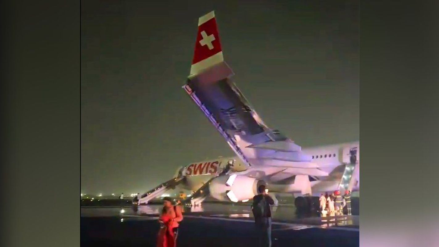 Lauter Knall beim Start: Flugzeug von Swiss Air musste evakuiert werden