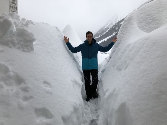 Schneemassen in Ischgl.