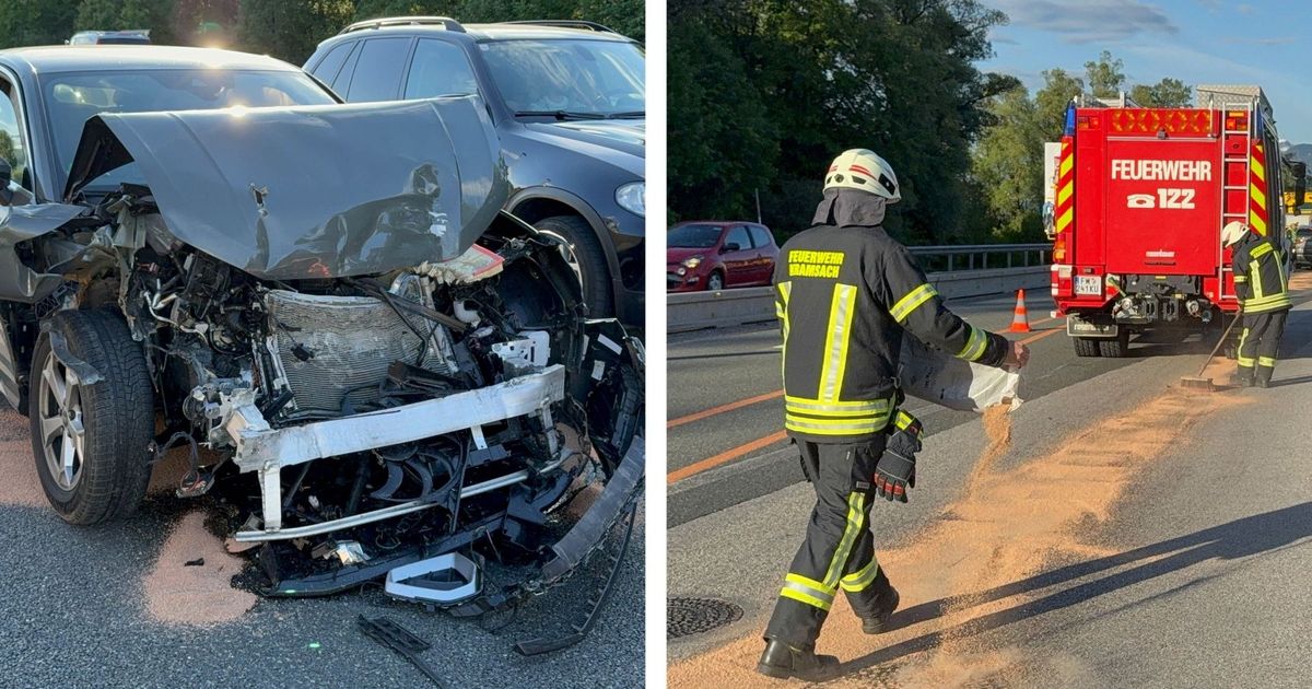 Schwerer-Unfall-auf-A12-bei-Radfeld-Autofahrerin-krachte-gegen-Heck-von-Reisebus
