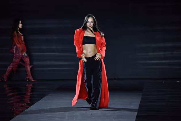 Schön schwanger: das brasilianische Model Luma Grothe.