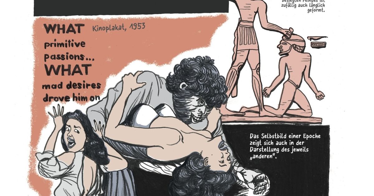 Gezeichnete-Geschichte-Warum-affige-Zottelm-nner-von-gestern-sind