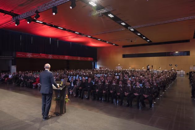 LH Mattle bedankte sich bei allen Anwesenden.
 