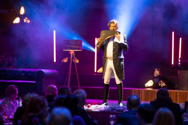 Wolfgang Niegelhell trat nicht nur als Musiker auf, er erzählte auch aus seinem Leben.