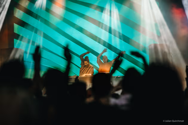 Und auch das Wiener DJ-Duo Möwe sorgte für Partystimmung.