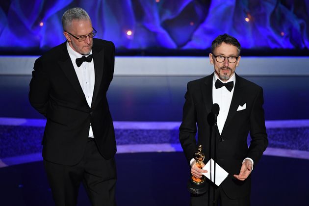 Das Sound-Mischer-Team von "1917", Mark Taylor (l.) und Stuart Wilson, bekamen einen Oscar.