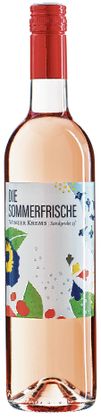 Winzer Krems, 
Die Sommerfrische Rosé QW 2020: 
Ein verführerischer, zarter Erdbeer-Himbeer-Duft, verspielte Fruchtsüße und kernige Säure machen diesen Wein zu einem ungemein charmanten Erlebnis – nicht nur im Sommer! 
ab 2 € 4,50
statt € 4,99