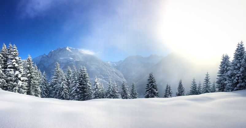 Winterwonderland: Am Dreikönigstag gelang Mathäus Heel dieser Schnappschuss in Bach, Lechtal.
