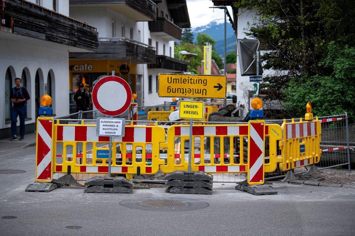 Weitere Sperre der Dörferstraße in Absam – was in den nächsten Wochen zu beachten ist