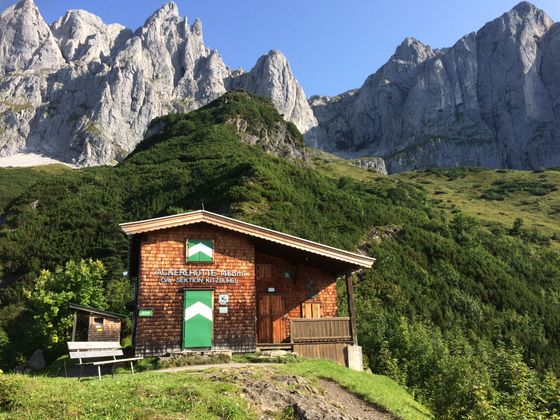 Ackerlhütte am Wilden Kaiser.