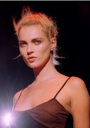 Am Laufsteg für Versace 1996