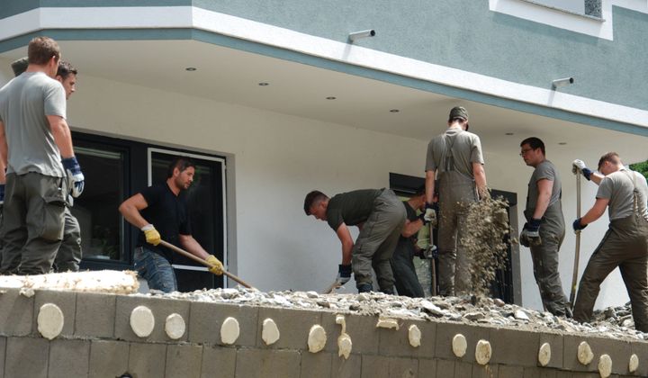 Das Heer ist seit Dienstag in der Region tätig.