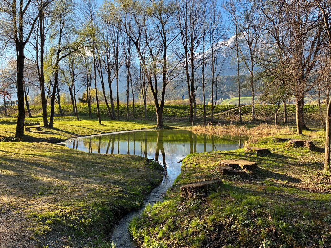 Teich-Renaturierung und Motorikplatz: Volders setzt im Westen neue Akzente