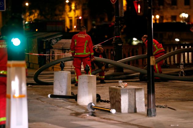 Die Arbeit ist für die Feuerwehr weiter nicht vorbei.
