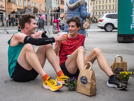 Impressionen vom Frühlingslauf in Innsbruck.