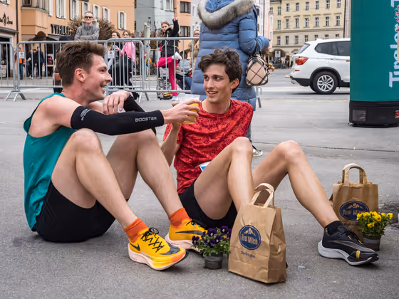 Impressionen vom Frühlingslauf in Innsbruck.