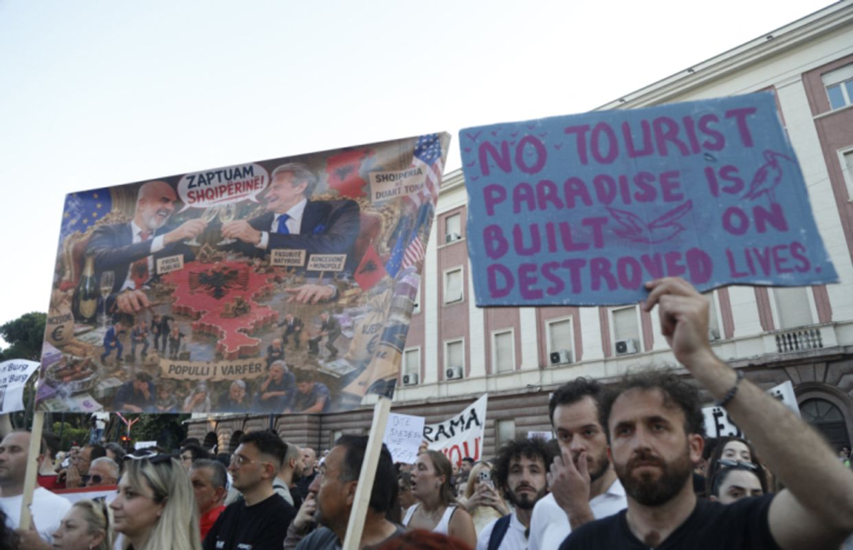 Albanien: Proteste gegen Bauprojekt von Trumps Schwiegersohn