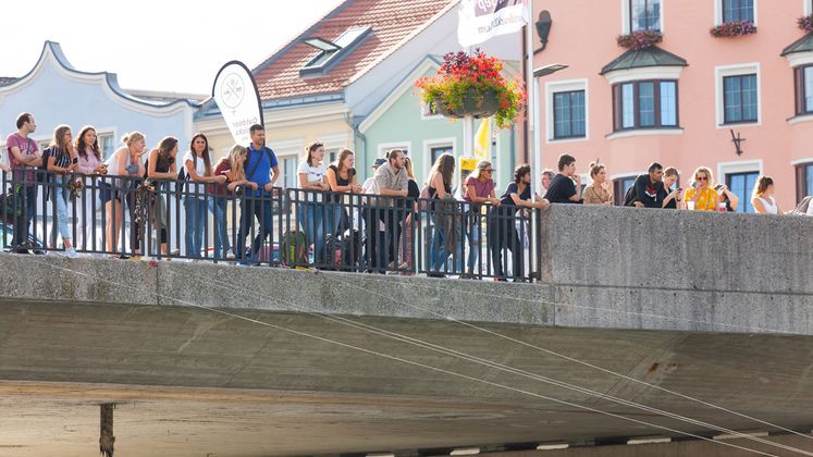 Zahlreiche Zuschauer ließen sich das Spektakel nicht entgehen.