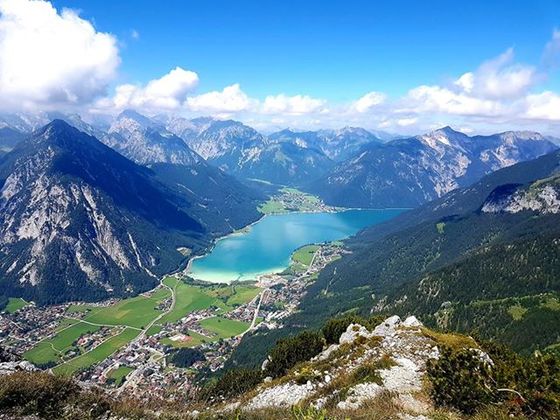 Achensee vom Ebner Joch aus.