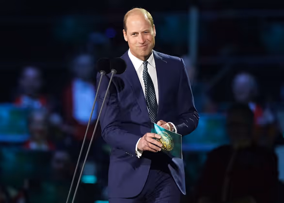 Prinz William berührte mit seiner kurzen Ansprache. In der gedachte er auch der verstorbenen Queen Elizabeth II.