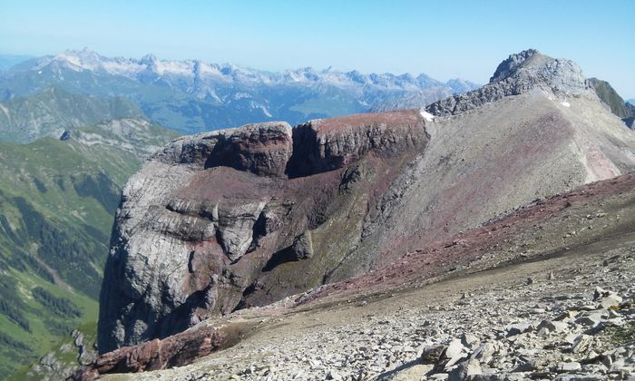 Freispitze und Rote Platte.
